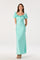 Sticky add to cart - Bethrose 3D Rose Satin Maxi Dress