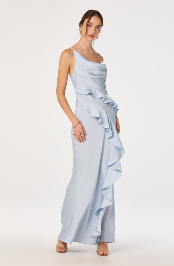 knee length dresses for ladies Lace Trimmed Poplin Midi Dress