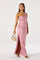 Sticky add to cart - Catori One-Shoulder Ruched Satin Maxi Dress