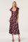 Sticky add to cart - Nico Cap Sleeve Satin Midi Dress
