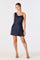 Sticky add to cart - Bernice Cowl Neck Satin Mini Dress