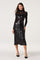 Sticky add to cart - Daja Sequin Mesh Midi Dress