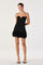 Sticky add to cart - Ebba Sweetheart Feather Trim Mini Dress