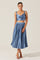 Sticky add to cart - Pleated Satin Midi Skirt