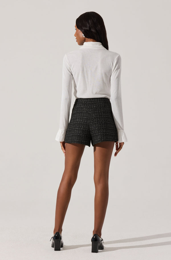 トップス theredthread S tweed structure shorts THEREDTHREAD / ザレッドスレッド】S tweed structure shorts