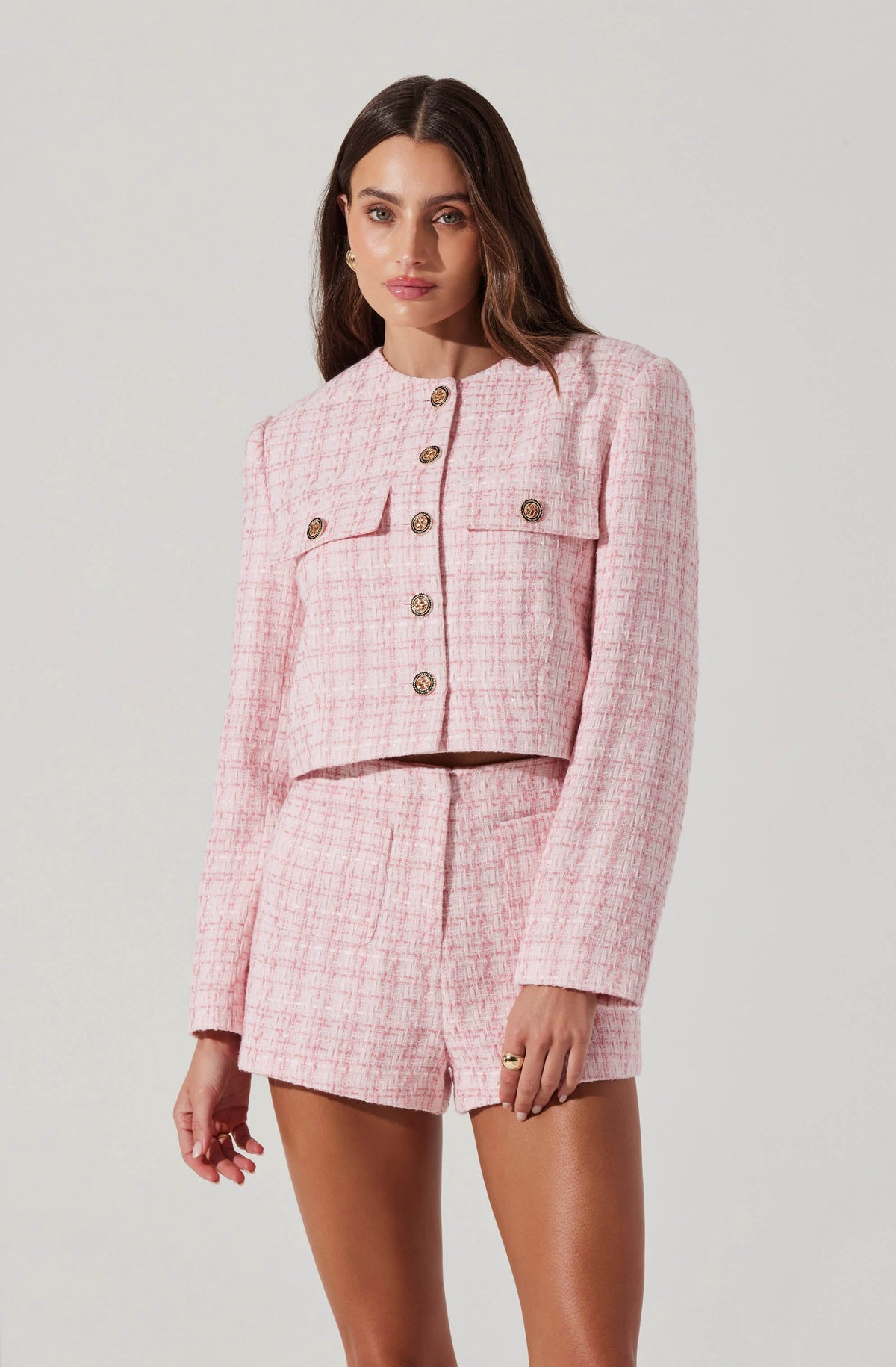 Tweed Mini Shorts– ASTR the Label