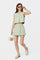 Sticky add to cart - Janell Floral Applique Tweed Skort