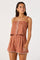 Sticky add to cart - Justina Eyelet Scalloped Hem Shorts