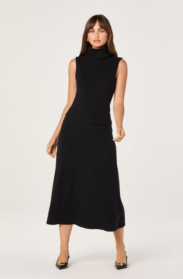 Knit A-line Midi Skirt - ASTR the Label