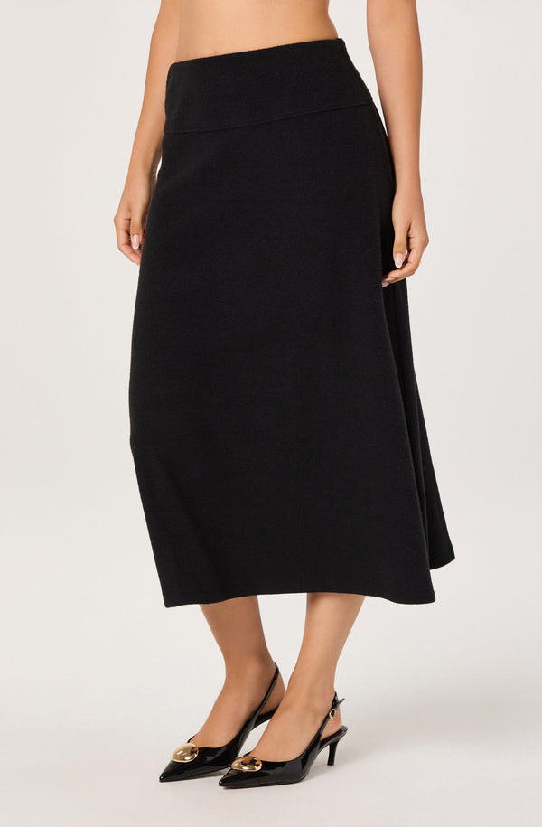 Knit A-line Midi Skirt ASTR the Label