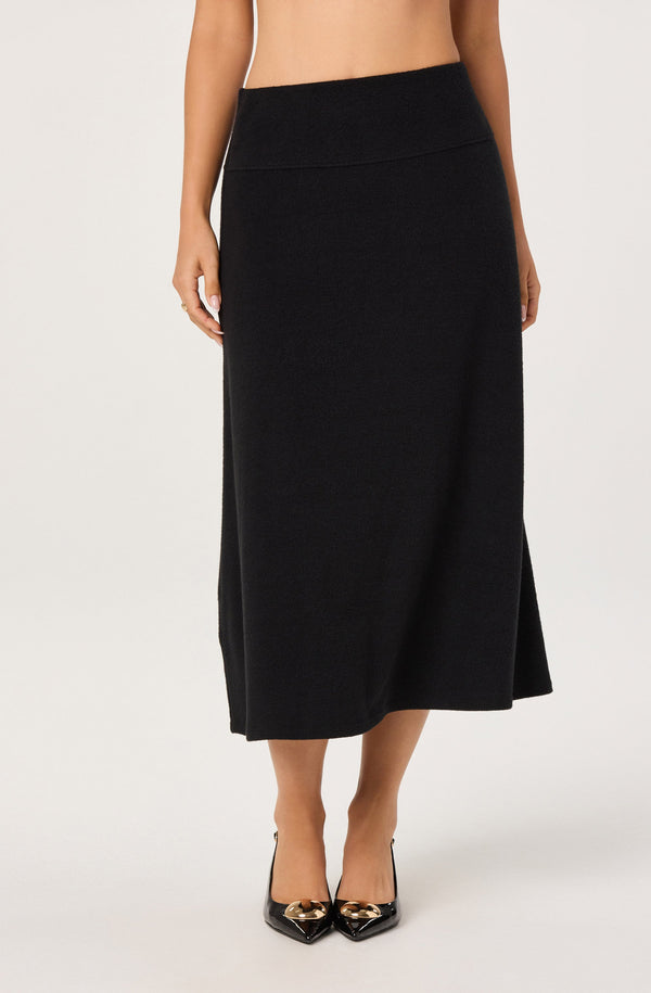 Knit A-line Midi Skirt - ASTR the Label