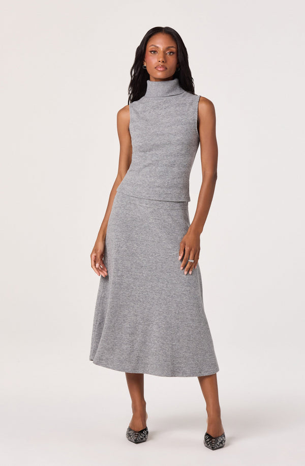 Knit A-line Midi Skirt - ASTR the Label