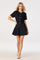 Sticky add to cart - Lennon Flared Denim Mini Skirt