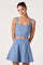 Sticky add to cart - Shaylla Knit High-Rise Skater Skirt