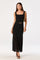 Sticky add to cart - Halie Mixed Media Maxi Skirt