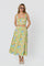 Sticky add to cart - Jolie Floral Gathered Midi Skirt