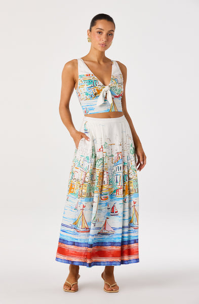 Wendy Pleated Midi Skirt - ASTR the Label