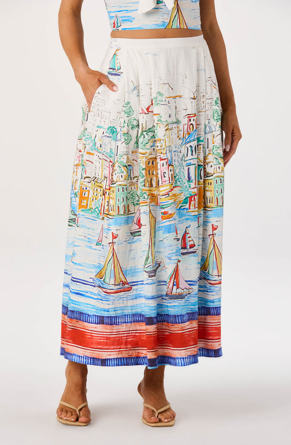 Wendy Pleated Midi Skirt - ASTR the Label