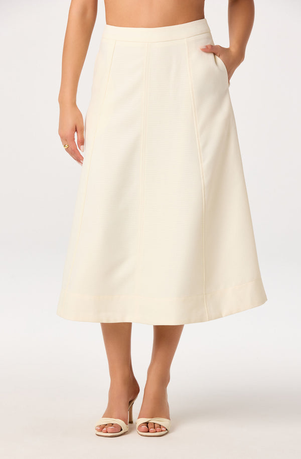 Kinslee A-Line Midi Skirt - ASTR the Label