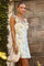 Sticky add to cart - Mara Floral Ruffle Mini Dress