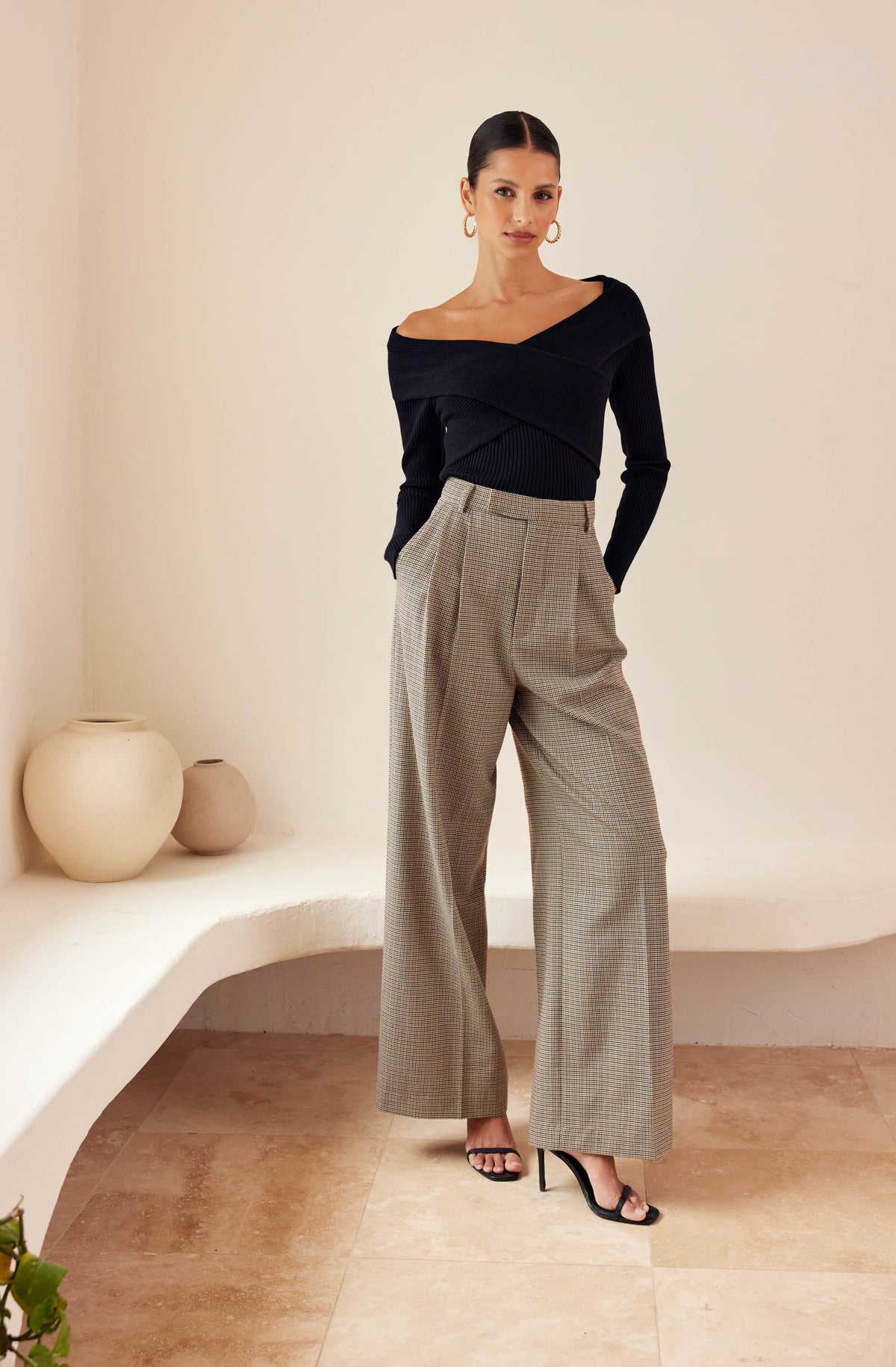 Zip It Wide Leg Trouser - Kate Hewko