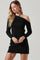 Sticky add to cart - Aldari Off Shoulder Ribbed Sweater
