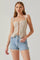 Sticky add to cart - Lace Up Floral Cami Top
