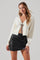 Jeweled Ribbon Flyaway Cardigan