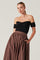 Sticky add to cart - Twist Front Off Shoulder Top