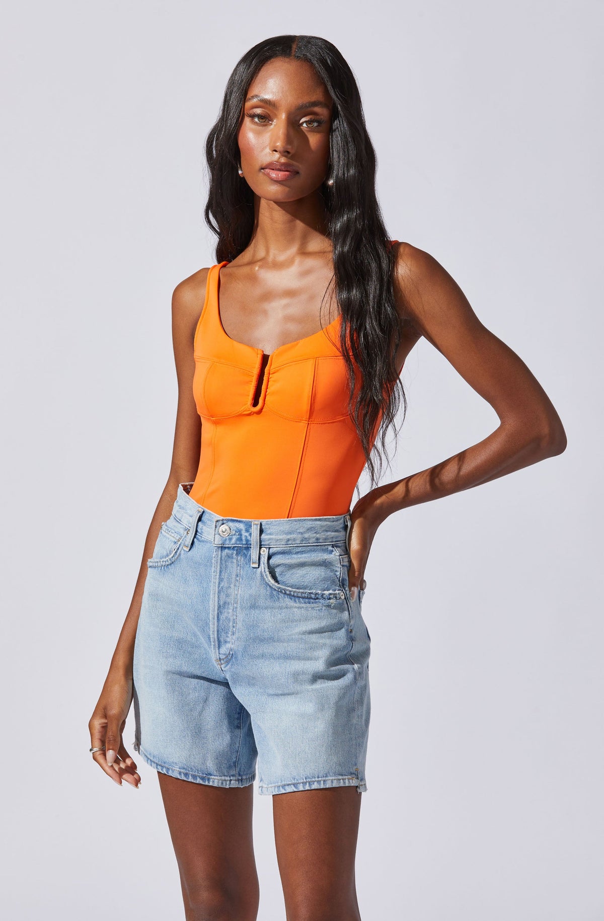 Astr the label bodysuit top