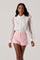 Sticky add to cart - Sheer Sleeve Button Up Shirt