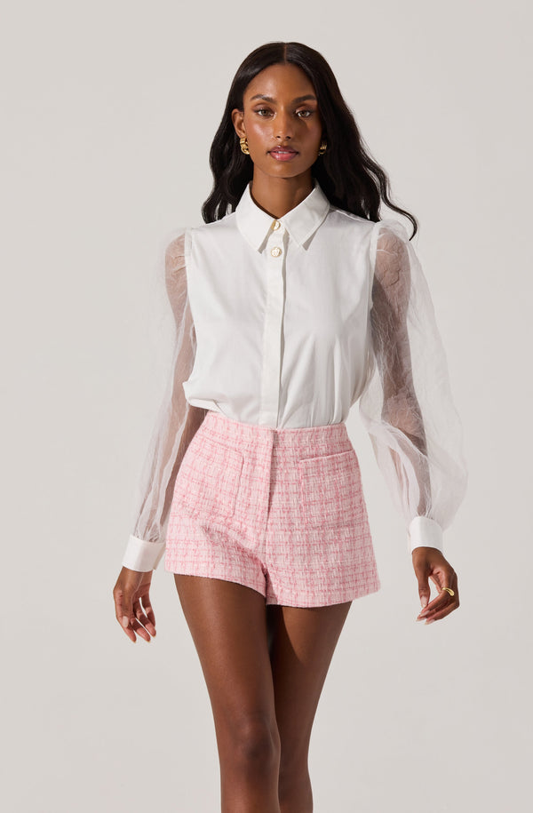 【perfume closet】SHEER SLEEVE BLOUSE SHEER SLEEVE BLOUSE | Perfume | A!SMART