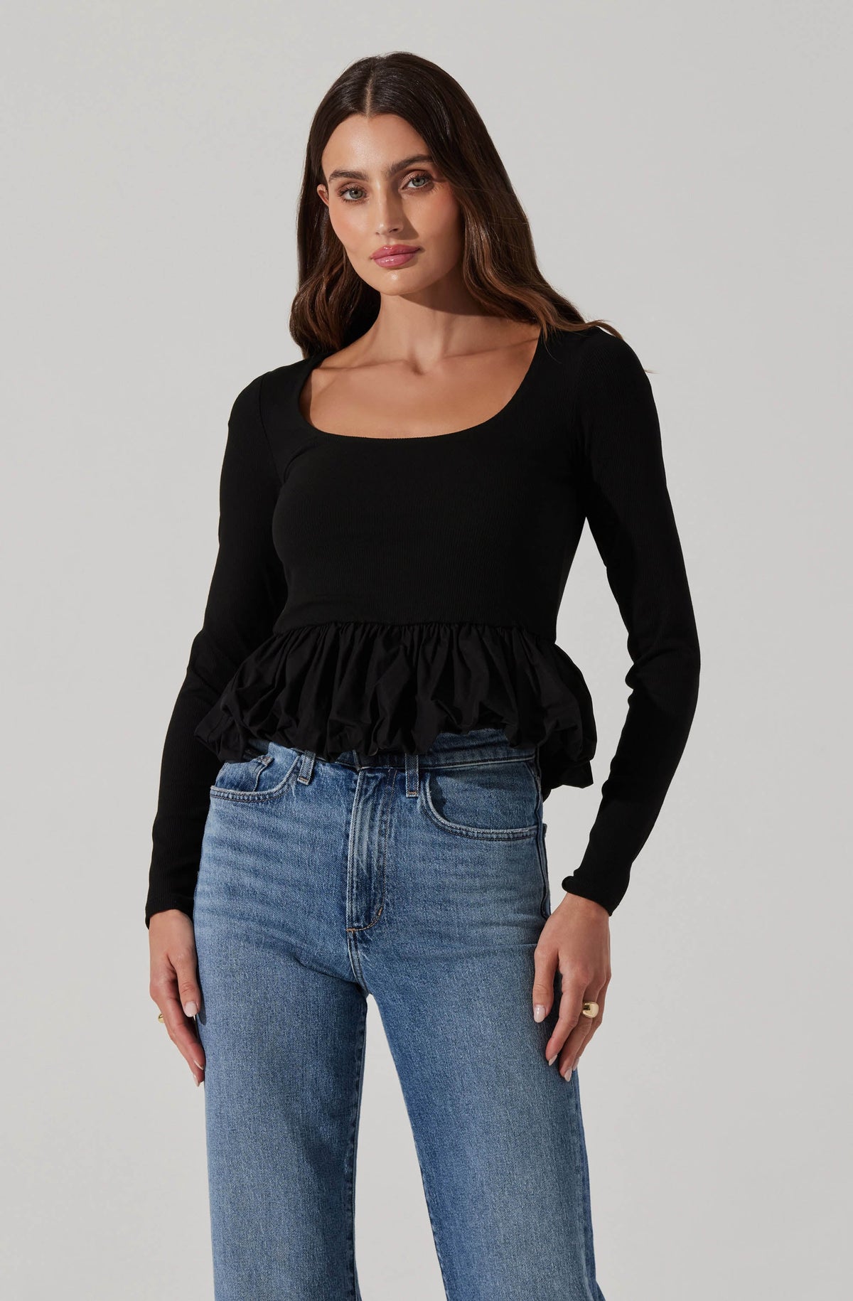 bubble hem tops next