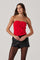 Sticky add to cart - Strapless Bow Bustier Top