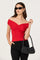 Sticky add to cart - Ruched Off Shoulder Top