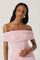 Sticky add to cart - Off Shoulder Textured Knit Top