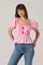 Sticky add to cart - Bow Front Peplum Top
