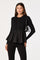 Sticky add to cart - Mixed Media Peplum Top