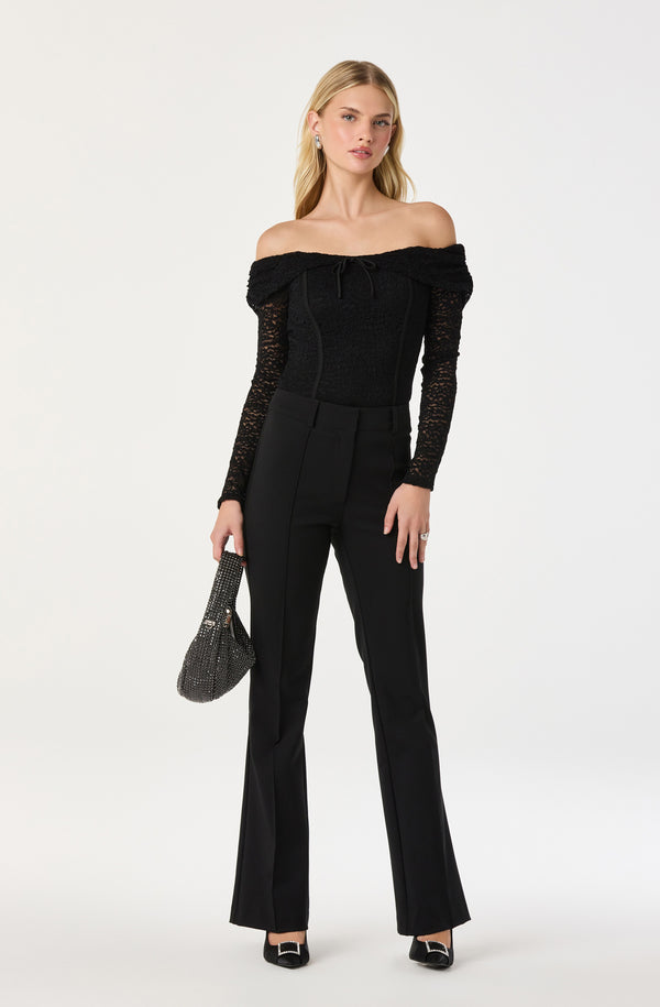 Off Shoulder Lace Top - ASTR the Label