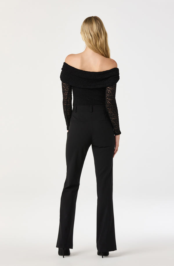Off Shoulder Lace Top - ASTR the Label