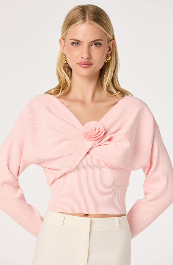 Jasmyn Sweater Bandeau Shrug Set - ASTR the Label