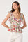 Sticky add to cart - Lenora Floral Corset Peplum Top