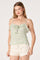 Sticky add to cart - Gianna Rosette Ruffle Sweetheart Tank