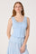 Sticky add to cart - Victoria Crochet Trim Button-Front Top