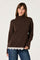 Sticky add to cart - Marjolaine Crochet-Trim Mock Neck Sweater