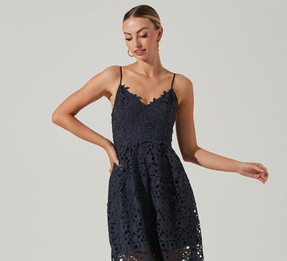 The Lace Midi Dress