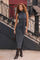 Sticky add to cart - Shyanne Turtleneck Scarf Sweater Dress