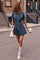 Sticky add to cart - Brenlee Tweed Pleated Mini Dress