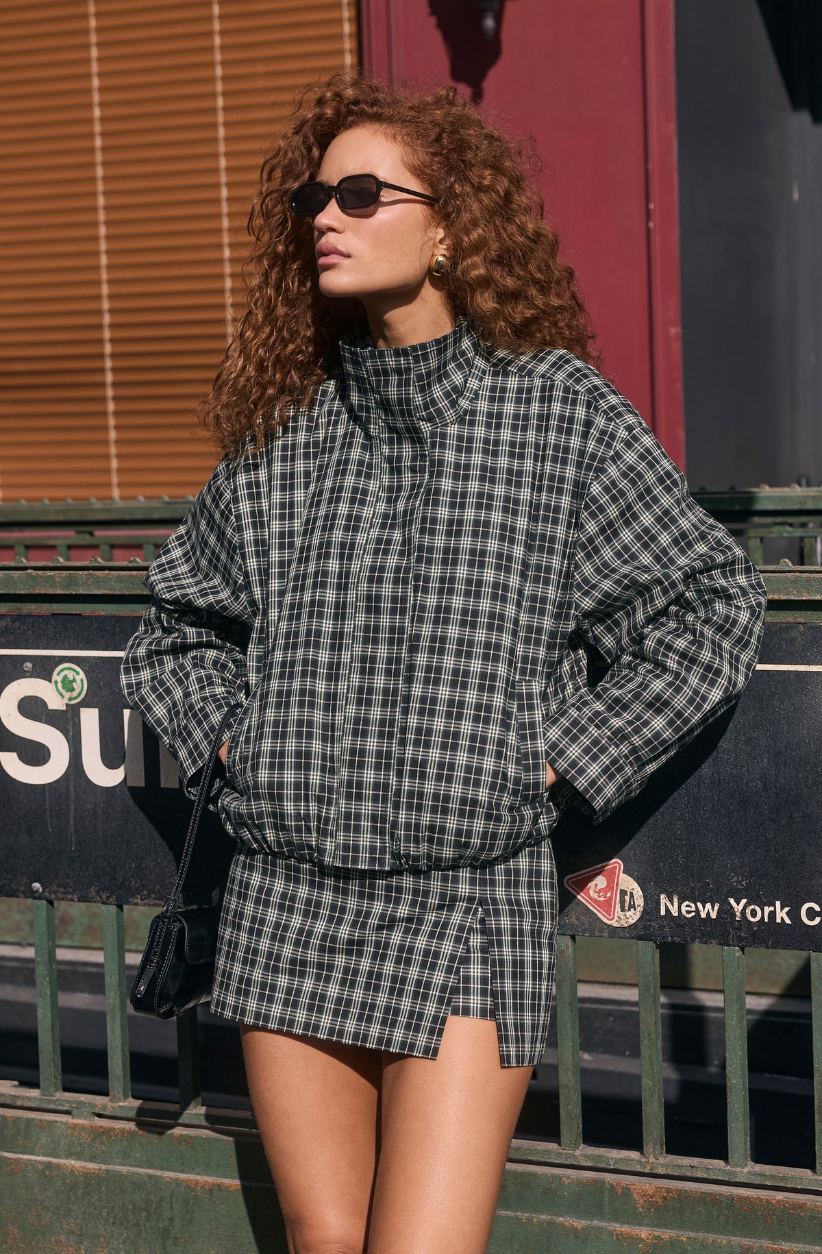 Cooper Funnel-Collar Bomber Jacket