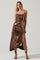 Gaia Metallic Midi Dress